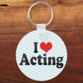 Ik hou van acteren sleutelhanger (Voorkant)