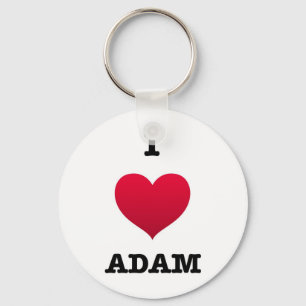 Ik hou van Adam Sleutelhanger