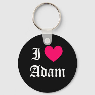 Ik hou van Adam Sleutelhanger