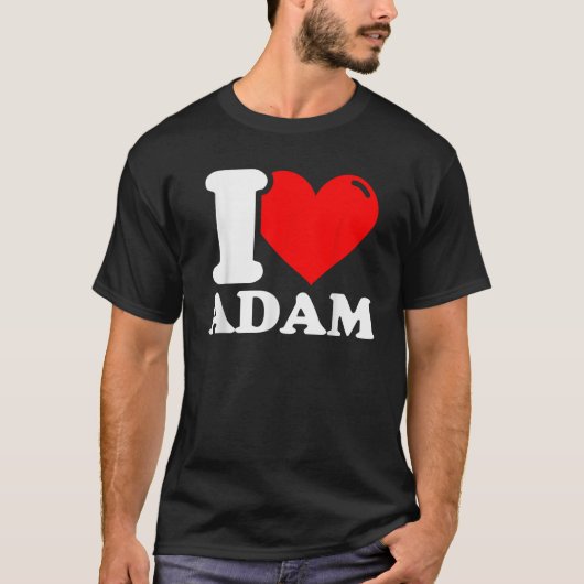 Ik hou van Adam T-shirt (Voorkant)