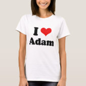 Ik hou van Adam   T-shirt (Voorkant)