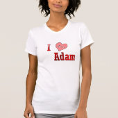 Ik hou van Adam T-shirt (Voorkant)