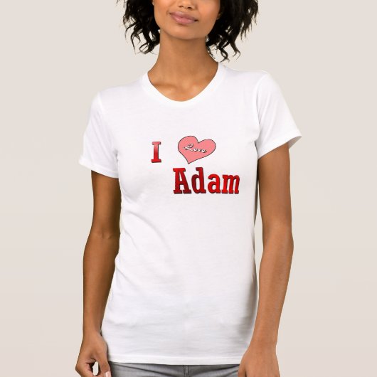 Ik hou van Adam T-shirt (Voorkant)