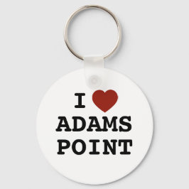 Ik hou van Adams Point-sleutelhanger Sleutelhanger