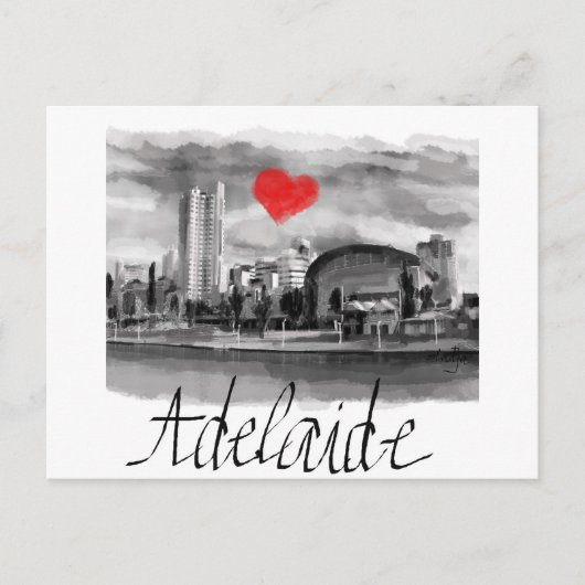Ik hou van Adelaide Briefkaart (Voorkant)