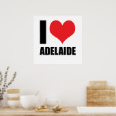 Ik hou van Adelaide Poster (Keuken)