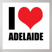 Ik hou van Adelaide Poster (Voorkant)