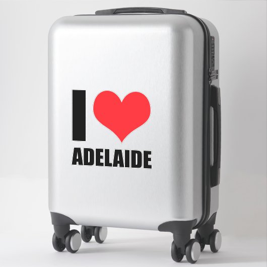 Ik hou van Adelaide Sticker (Koffer)