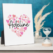 Ik hou van Adeline Fotoplaat (Zijkant)