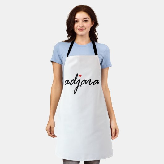 Ik hou van Adjara Georgia Schort (Gedragen)