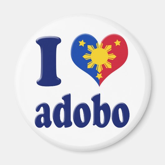 Ik hou van Adobong Pinoy Magneet (Voorkant)