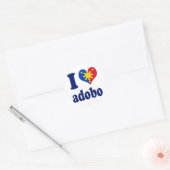 Ik hou van Adobong Pinoy Ronde Sticker (Envelop)