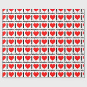 Ik hou van adoptie cadeaupapier (Vlak)