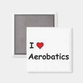 Ik hou van aerobatics magneet (Voorkant / Achterkant)