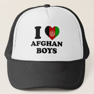 Ik hou van Afghaanse jongens Trucker Pet