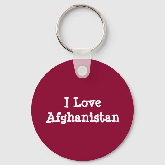Ik hou van Afghanistan Sleutelhanger (Voorkant)