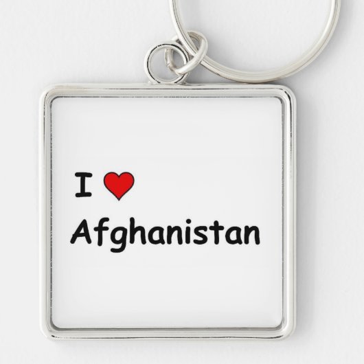 Ik hou van Afghanistan Sleutelhanger (Voorkant)