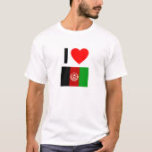 Ik hou van Afghanistan T-shirt (Voorkant)
