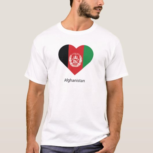 Ik hou van Afghanistan T-shirt (Voorkant)