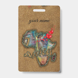 Ik hou van Africa Messenger Bag Badge