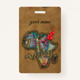 Ik hou van Africa Messenger Bag Badge