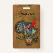 Ik hou van Africa Messenger Bag Badge (Achterkant)