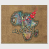 Ik hou van Afrika All-Over-Print Cadeaupapier (Vlak)