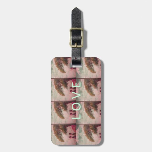 Ik hou van Afrika - Cultureel landschap Bagagelabel (Voorkant verticaal)