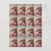 Ik hou van Afrika - Cultureel landschap Briefkaart (Voorkant)