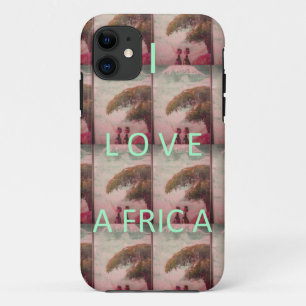 Ik hou van Afrika - Cultureel landschap iPhone 11 Hoesje