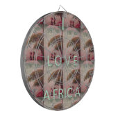 Ik hou van Afrika - Cultureel landschap Dartbord (Voorkant Links)