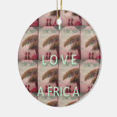 Ik hou van Afrika - Cultureel landschap Keramisch Ornament (Links)