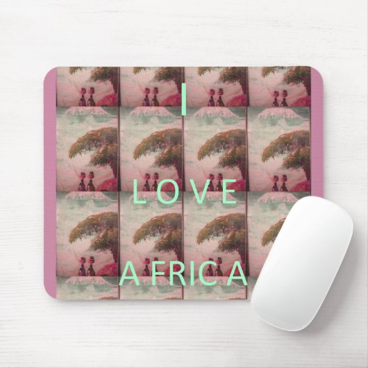 Ik hou van Afrika - Cultureel landschap Muismat (Met muis)