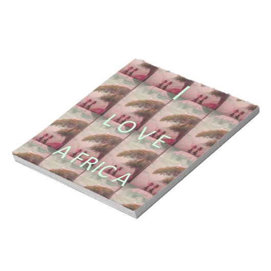 Ik hou van Afrika - Cultureel landschap Notitieblok (Linkerzijde)