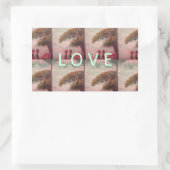 Ik hou van Afrika - Cultureel landschap Rechthoekige Sticker (Tas)