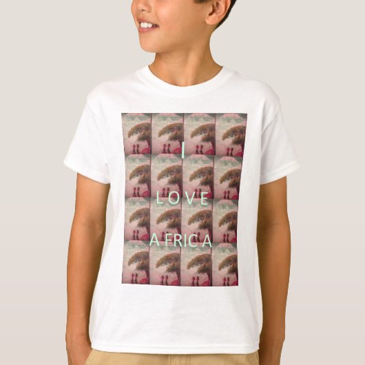 Ik hou van Afrika - Cultureel landschap T-shirt (Voorkant)