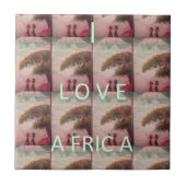 Ik hou van Afrika - Cultureel landschap Tegeltje (Voorkant)