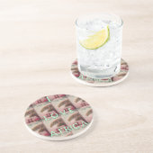 Ik hou van Afrika - Cultureel landschap Zandsteen Onderzetter (Zijkant)