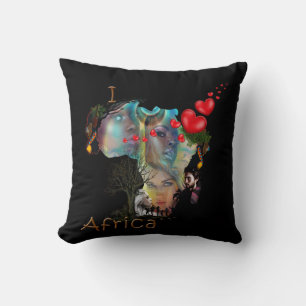 Ik hou van Afrika Kussen