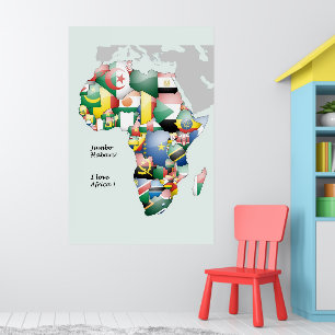 Ik hou van Afrika Poster