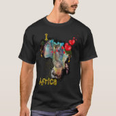 Ik hou van Afrika T-shirt (Voorkant)