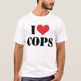 Ik Hou Van Agenten T-Shirt