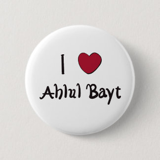 Ik hou van Ahlul Bayt Ronde Button 5,7 Cm