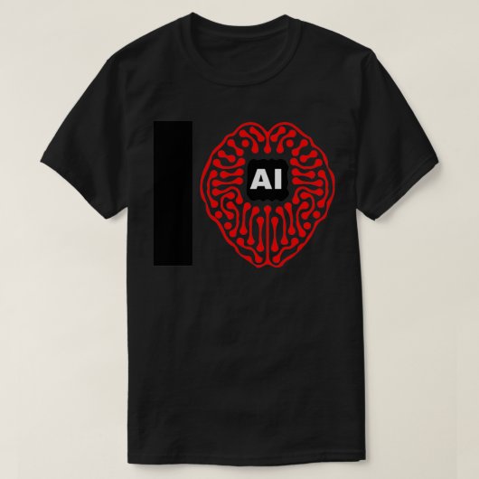 Ik hou van ai 7 t-shirt (Design voorkant)