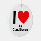 ik hou van airconditioners keramisch ornament (Rechts)