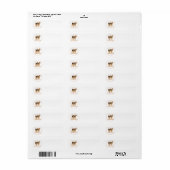 Ik hou van Airedales Etiket (Full Sheet)