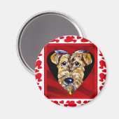 Ik hou van Airedales Magneet (Voorkant / Achterkant)