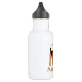 Ik hou van Airedales Waterfles (Links)