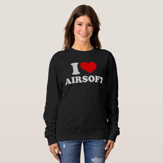 Ik hou van Airsoft Trui (Voorkant volledig)
