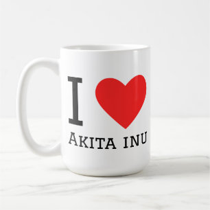 Ik hou van Akita inu Koffiemok